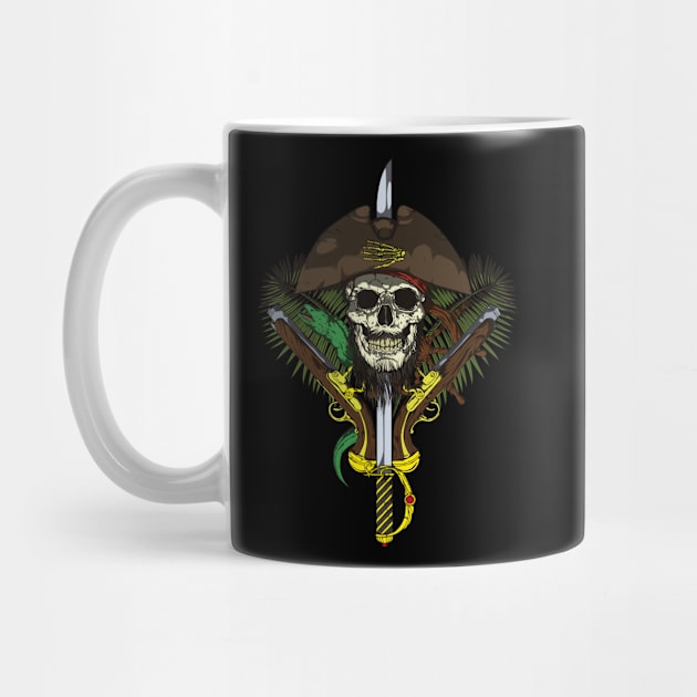 Pirate skull by juliusllopis